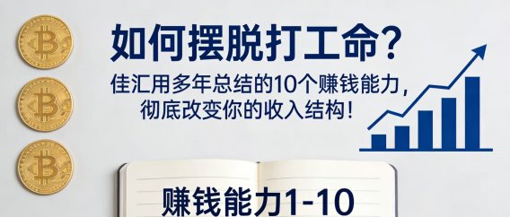 如何摆脱打工命？总结的 10 个赚钱能力，彻底改变你的收入结构！
